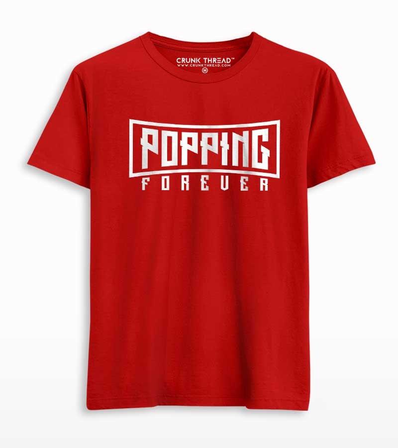 Popping Forever Men's Printed T-shirt - Crunk Thread