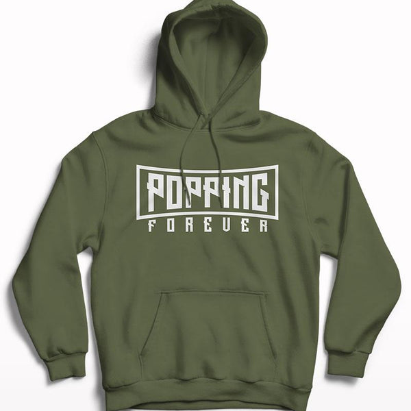 Popping Forever Hoodie Black - Crunk Thread