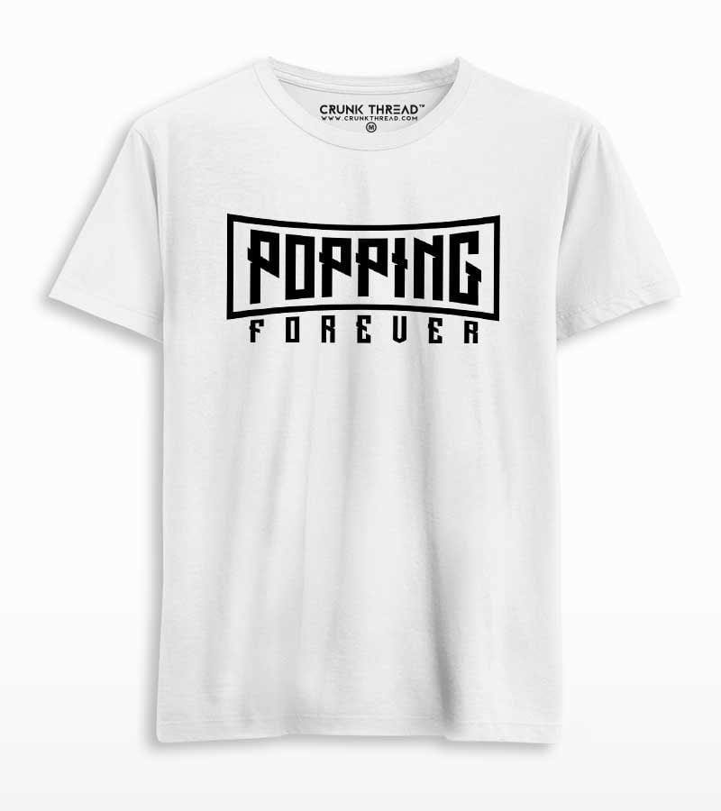 Popping Forever Men's Printed T-shirt - Crunk Thread