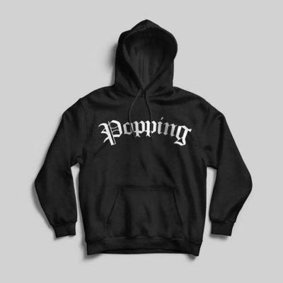 Popping Life Hoodie Front + Back Print - Crunk Thread