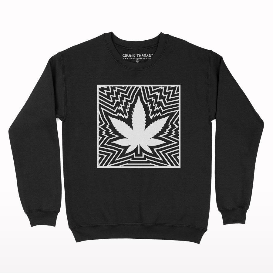 Psychedelic Print Sweatshirt - Crunk Thread