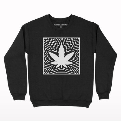 Psychedelic Print Sweatshirt - Crunk Thread