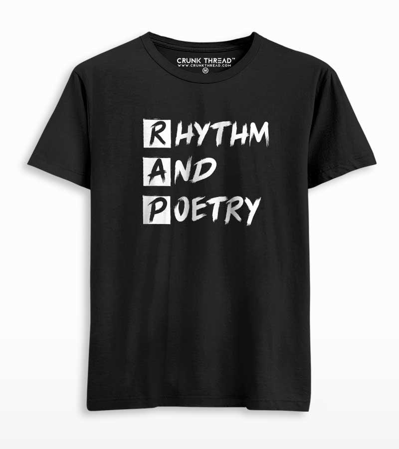 Rap rhythm and poetry T-shirt - Crunk Thread