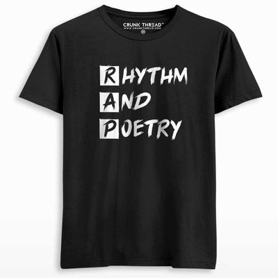 Rap rhythm and poetry T-shirt - Crunk Thread