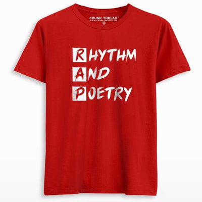 Rap rhythm and poetry T-shirt - Crunk Thread