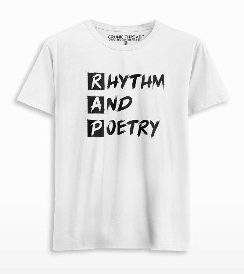 Rap rhythm and poetry T-shirt - Crunk Thread