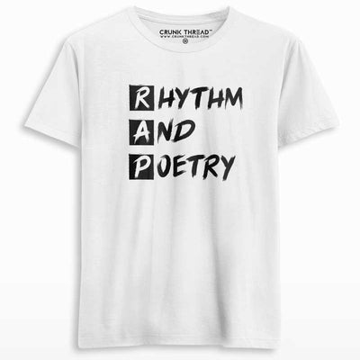 Rap rhythm and poetry T-shirt - Crunk Thread