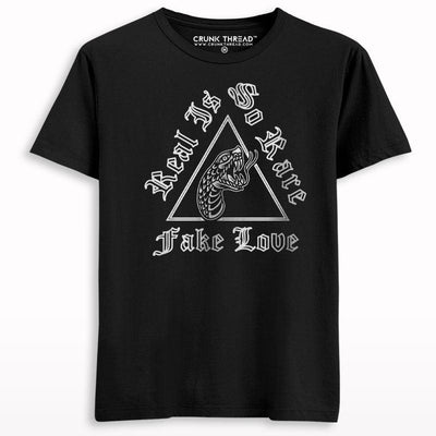 Fake Love Half Sleeve T-Shirt - Crunk Thread