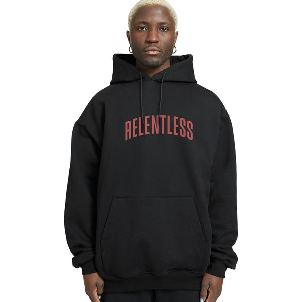 Relentless Relaxed Fit Drop Shoulder Hoodie - Crunk Thread