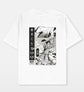 Samurai Oversized White T-shirt