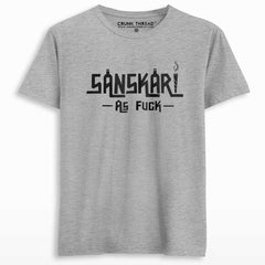 Sanskari AF Men's Printed T-shirt