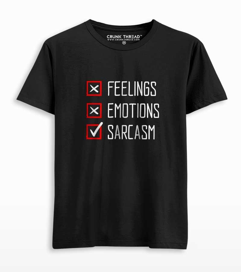 Sarcasm Unisex Printed T-shirt - Crunk Thread