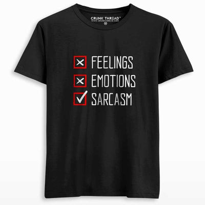 Sarcasm Unisex Printed T-shirt - Crunk Thread
