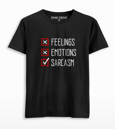 Sarcasm Unisex Printed T-shirt - Crunk Thread