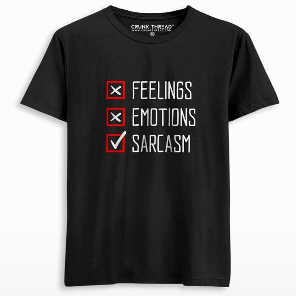 Sarcasm Unisex Printed T-shirt - Crunk Thread