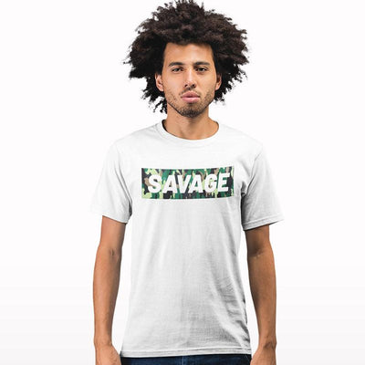 Savage camouflage printed T-shirt - Crunk Thread
