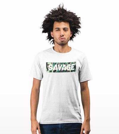 Savage camouflage printed T-shirt - Crunk Thread