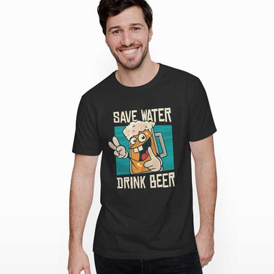 Save water drink beer T-shirt - Crunk Thread