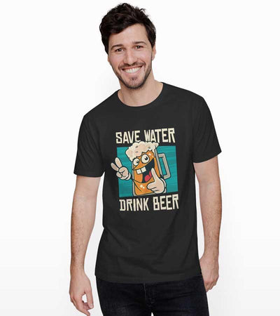 Save water drink beer T-shirt - Crunk Thread