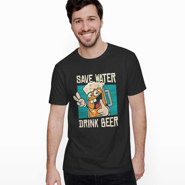Save water drink beer T-shirt - Crunk Thread