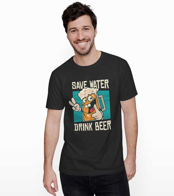 Save water drink beer T-shirt