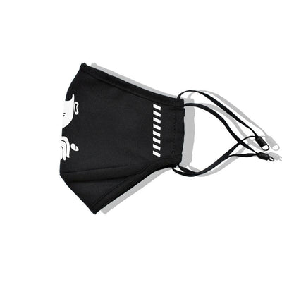 Silence Please Face Mask With Nose Clip & Adjustable Ear Loop - Crunk Thread