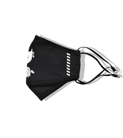 Silence Please Face Mask With Nose Clip & Adjustable Ear Loop - Crunk Thread