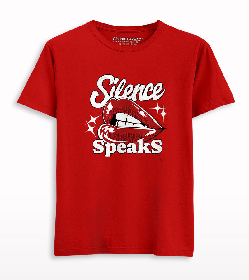 Silence Speaks T-shirt - Crunk Thread