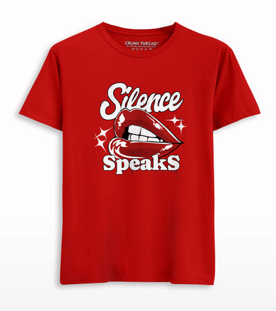 Silence Speaks T-shirt - Crunk Thread