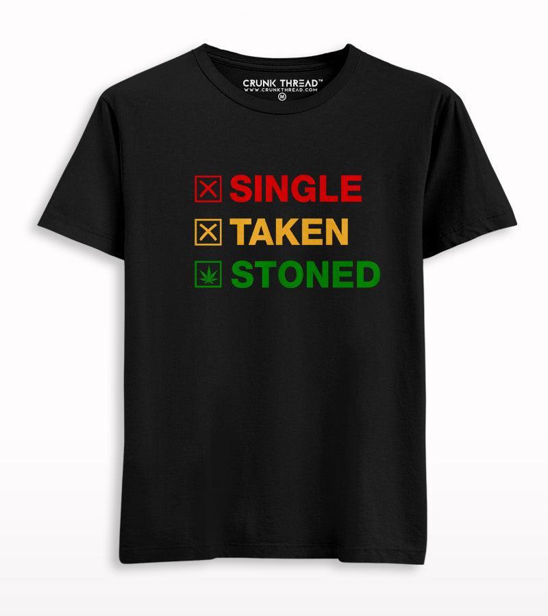 Single taken stoned T-shirt - Crunk Thread