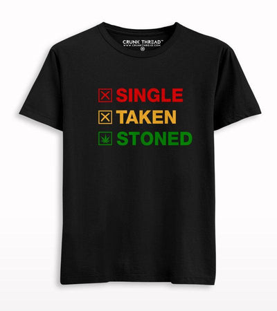 Single taken stoned T-shirt - Crunk Thread