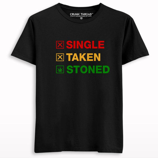 Single taken stoned T-shirt - Crunk Thread