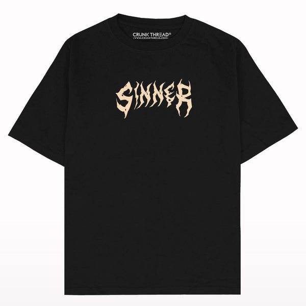 Sinner Oversized T-shirt - Crunk Thread