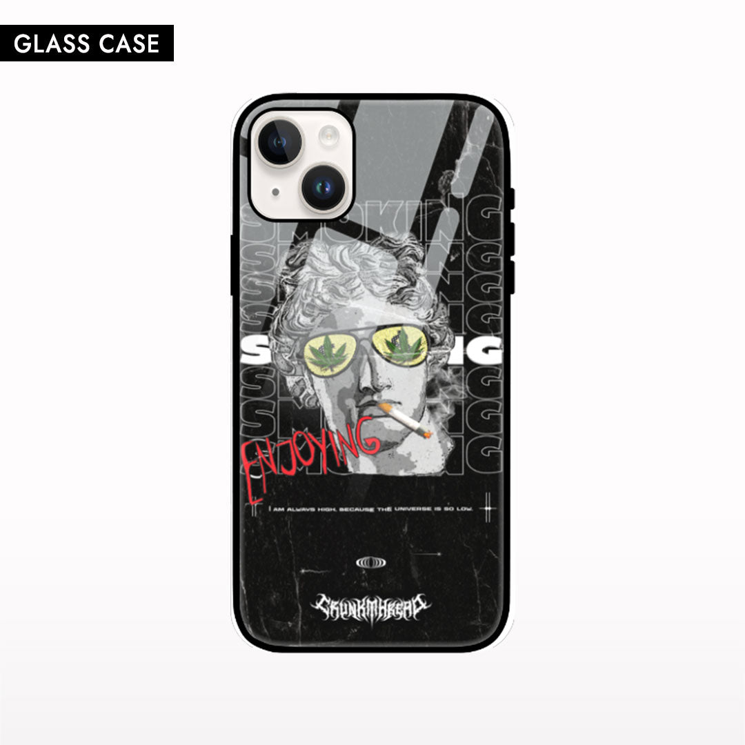 Enjoying Statue iPhone Glass Case - Crunk Thread