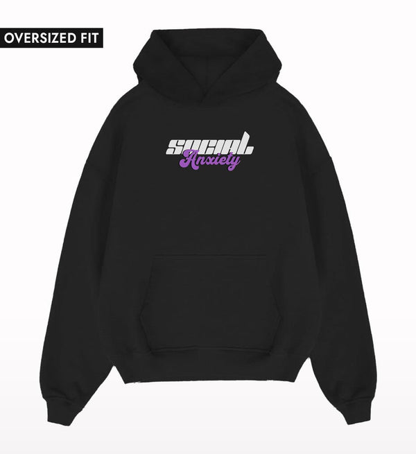 Social Anxiety Oversized Hoodie.