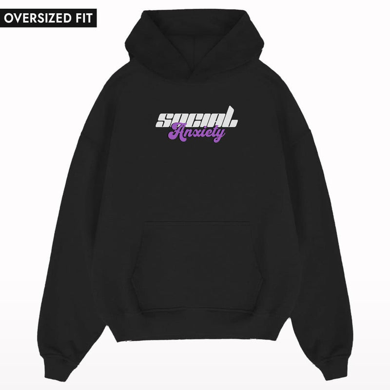 Social Anxiety Oversized Hoodie.