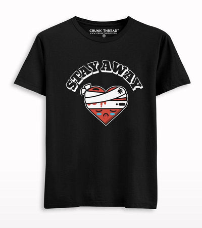 Stay Away Graphic T-shirt - Crunk Thread