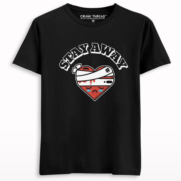 Stay Away Graphic T-shirt - Crunk Thread