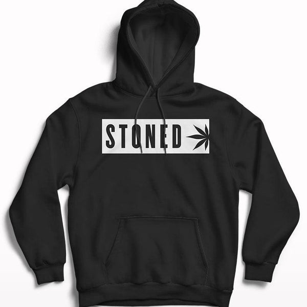 Stoned Men's Printed Hoodie - Crunk Thread