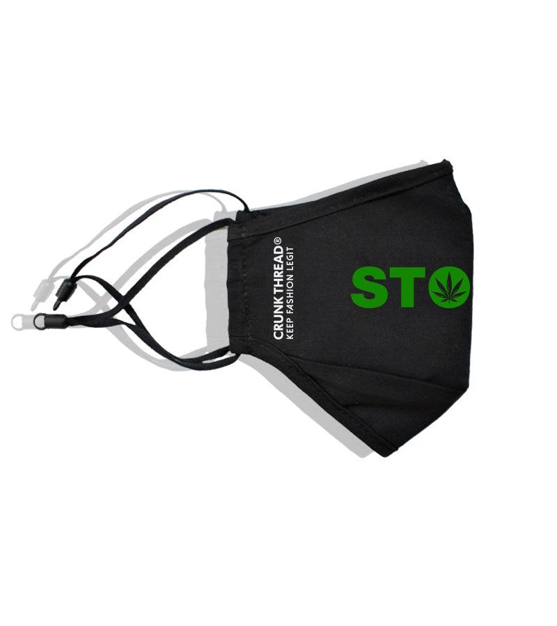 Stoned Face Mask With Nose Clip & Adjustable Ear Loop - Crunk Thread