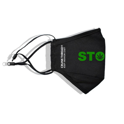 Stoned Face Mask With Nose Clip & Adjustable Ear Loop - Crunk Thread