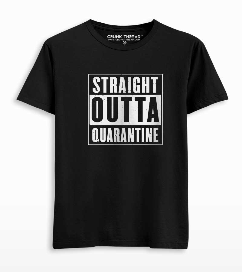 Straight Outta Quarantine T-shirt - Crunk Thread