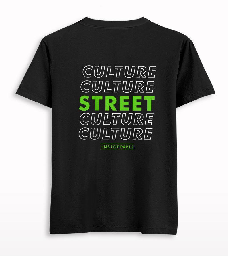 Street Culture Front-Back Printed T-shirt - Crunk Thread