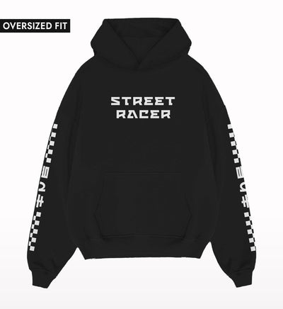 Street Racer Oversized Hoodie - Crunk Thread