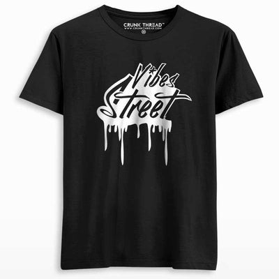 Street vibes T-shirt Black - On Sale - Crunk Thread