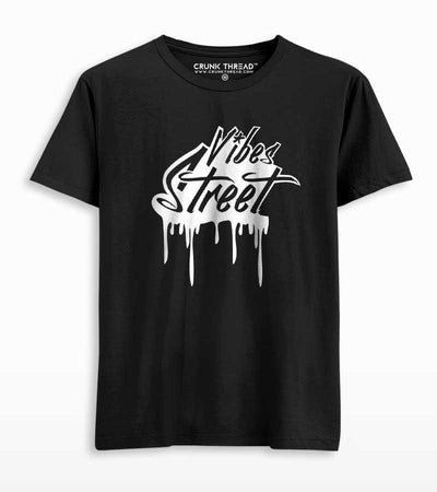 Street vibes T-shirt Black - On Sale - Crunk Thread