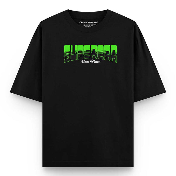 supercar-street-racer-oversized-t-shirt-front - Crunk Thread