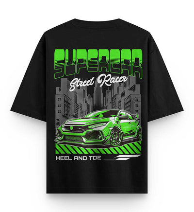 Supercar Street race Oversized T-shirt