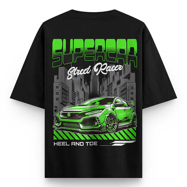 supercar-street-racer-oversized-t-shirt - Crunk Thread