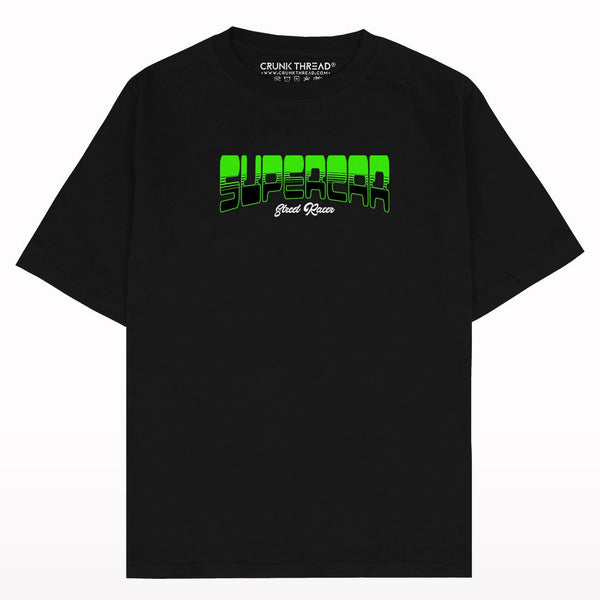Supercar Street race Oversized T-shirt - Crunk Thread